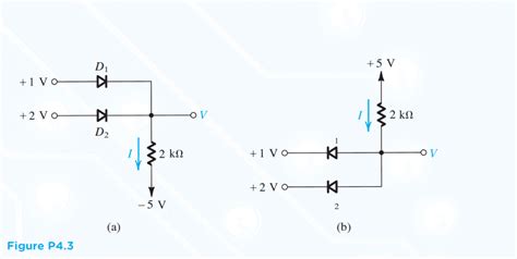 Solved For The Circuits Shown In Fig P4 3 Using Ideal