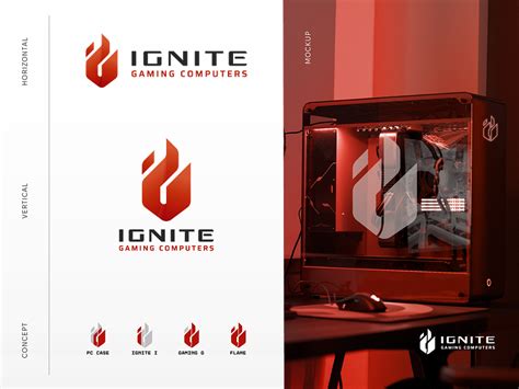 Ignite gaming computers logo design by SimonfelDesign™ on Dribbble