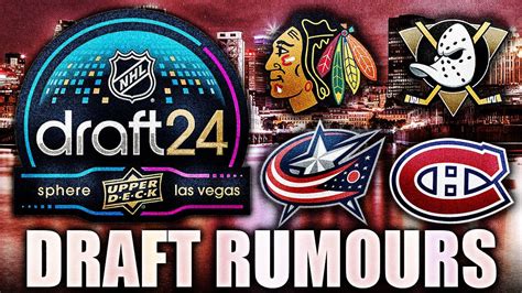 HUGE 2024 NHL DRAFT RUMOURS TOP 5 PICKS REVEALED Blackhawks Ducks