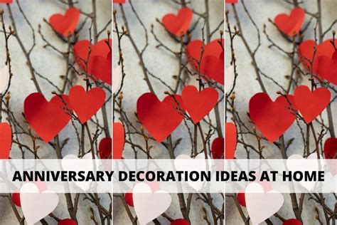 20 Cheap DIY Anniversary Decoration Ideas At Home | Anniversary ...