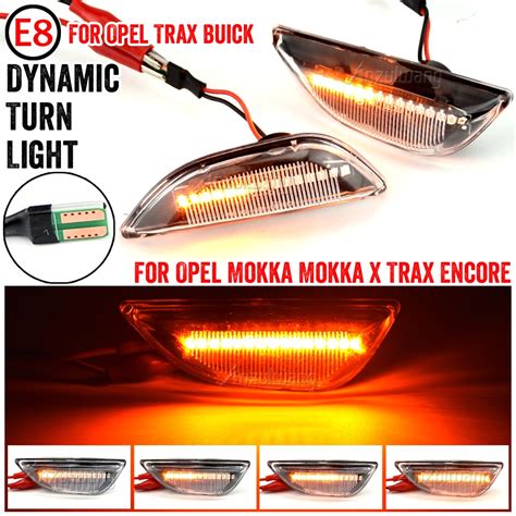 สำหรบ Opel Mokka X Chevrolet Trax Buick Encore 2013 2020 2PCS LED แบบ