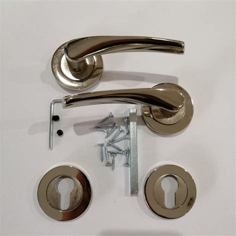 Nickel Satin Yale Door Handle With Bravo Badge Hepsiburada Global