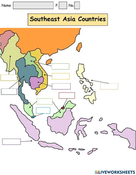 P5 6 Southeast Asia Countries Online Exercise For Live Worksheets