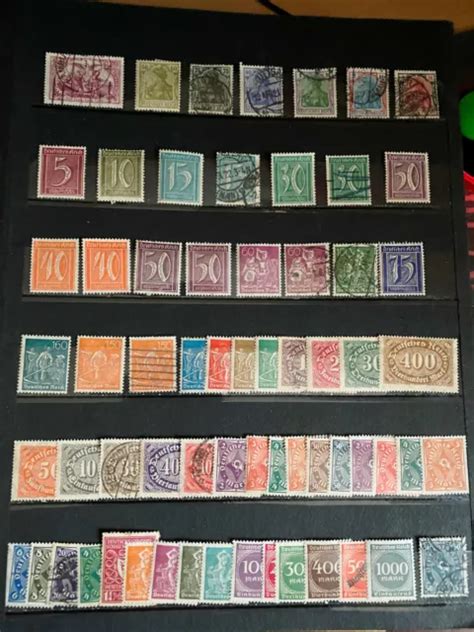 Timbres Empire Allemand Neufs Et Oblit R S Lot Eur