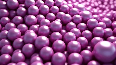 Pink Spheres Of Several Sizes Background D Pink Background Abstract