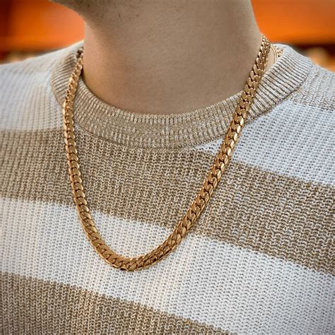 9mm Cuban Link Chain In 14k Solid Gold Las Villas Jewelry