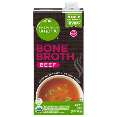 Simple Truth Organic Beef Bone Broth Oz Kroger