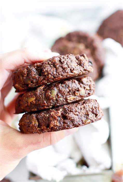 Healthy Chocolate Protein Cookies Gluten Free