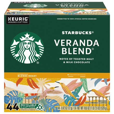 Starbucks Veranda Blend Blonde Roast K Cup Pods 44 Count Products