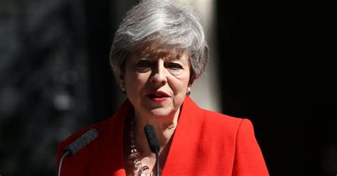 Emotional Moment Theresa May Breaks Down In Tears As She Resigns As