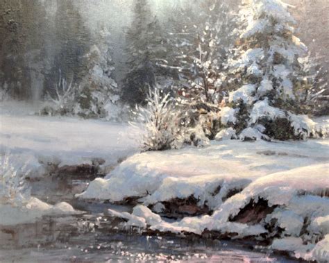 Winter Sunlight Michael Godfrey Highlands Art Gallery