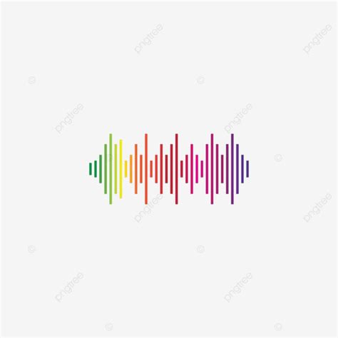 Illustration Of Colorful Sound Waves With Audio Equalizer Technology