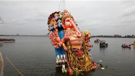 Indias Biggest Ganesh Nimajjanam Khairatabad Ganesh Nimajjanam In