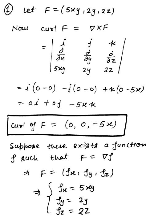 [solved] Find Curl Of F Find Div Curl Adn Div Curl 1 Point Let F