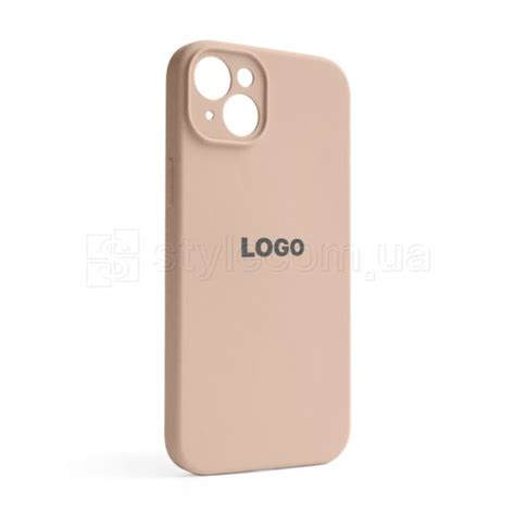 Чехол Full Silicone Case для Apple iPhone 14 Plus nude 19 закрытая