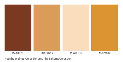 Healthy Walnut Color Scheme Brown