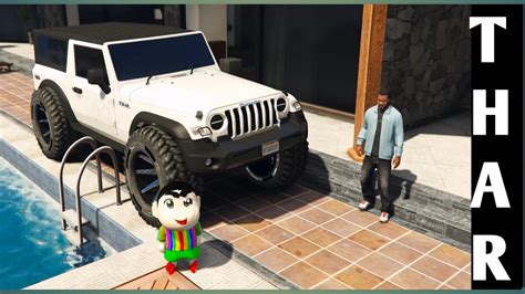 Franklin Shinchan Buy Long Monster Mahindra Tharcar In Gta Gta V