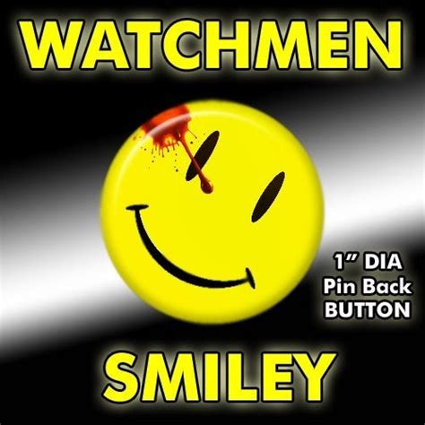 Watchmen Movie Comedian Smiley Face Pin Button Badge by StickerX