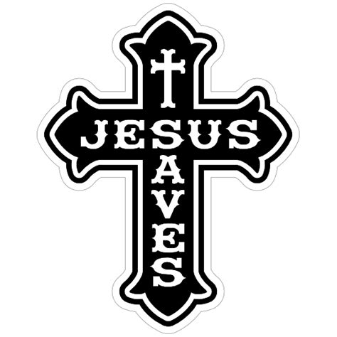 Jesus Saves Sticker