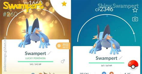 Shiny Swampert Pokemon Go