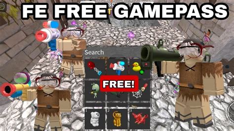 Roblox Fe Free Gamepass Giver Script Work All Games Hydrogen Fluxus