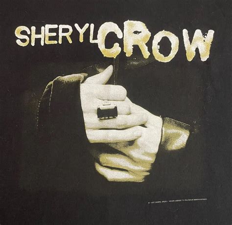 Vintage 90s Sheryl Crow Album Cover Promo Shirt Tour … Gem