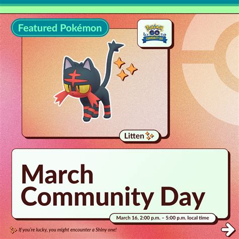 Pok Mon Go March Community Day Litten Pocketmonsters Net