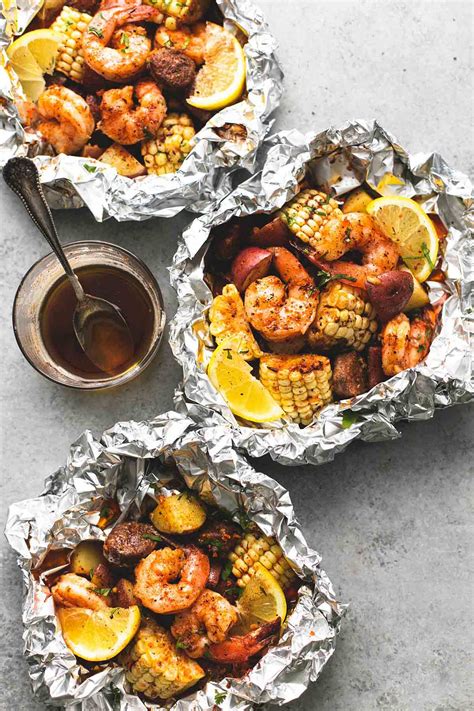 Shrimp Boil Foil Packs Creme De La Crumb