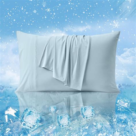 Amazon Cozy Bliss Cooling Pillowcases For Hot Sleepers Q Max 0 4 Queen Pillow Cases