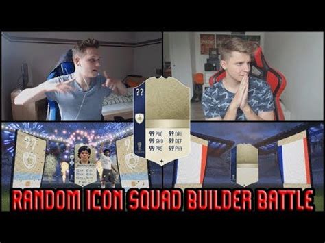 Random Icon Squad Builder Battle Vs Fifagaming Fifa Ultimate Team