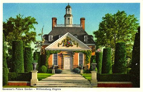 Vintage Colonial Williamsburg Virginia Postcard The Gove Flickr