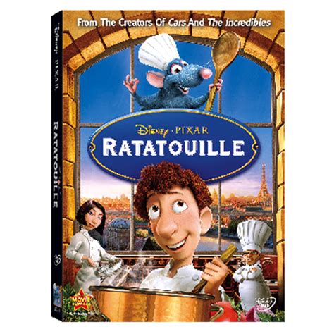 Ratatouille (2007) DISNEY PIXAR DVD w/ Slipcover Animated Patton Oswalt ...