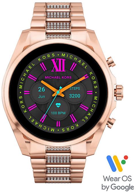 WATCH.UA™ - Женские Смарт-часы Michael Kors Gen 6 BRADSHAW Rose Gold ...