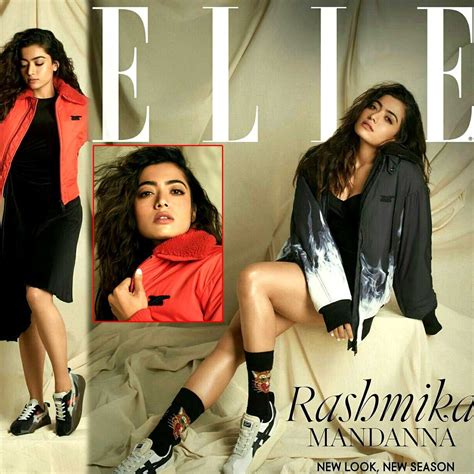 Rashmika Mandanna Sizzling Pics in Elle Magazine | Elle magazine ...