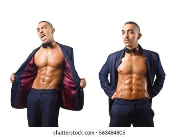 Naked Dancer Isolated On White Stock Photo Shutterstock