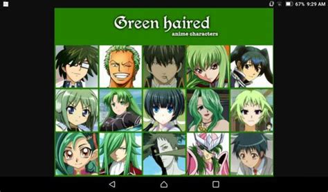 Personajes Con Pelo Verde •anime• Amino