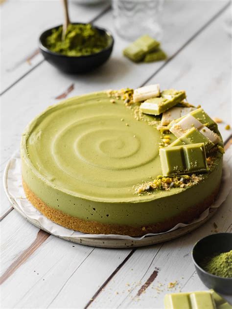 Matcha Green Tea No Bake Cheesecake Artofit