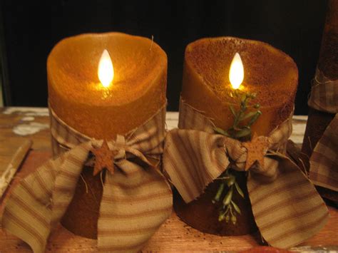 Our Country Primitive Flameless Candles We Make Here At Our Shop In Ky Please See Our Website