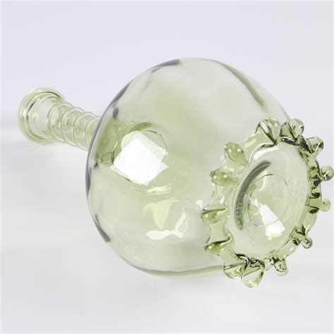 Juliska Naomi Green Glass Vase Ebth