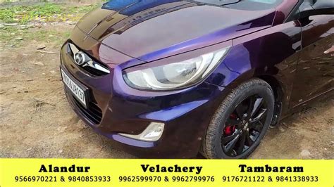 Hyundai Verna Fluidic Dual Tone Painting And Interior Modifications