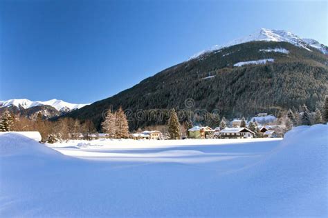 Winter Austrian landscape stock image. Image of nature - 23995021