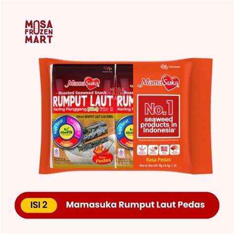 Jual Mamasuka Rumput Laut Isi Rasa Original Pedas Dan Korean Bbq