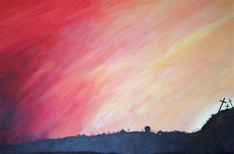 On The Way To Calvary Painting By Gracey Tran Fine Art America