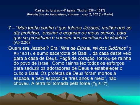 Cartas S Igrejas Igreja Tiatira