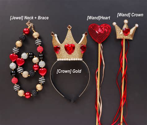 Queen Of Hearts Crown Queen Of Hearts Headband Queen Of Etsy