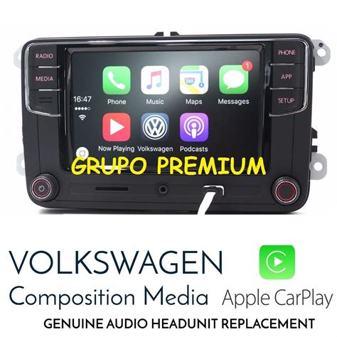 Estereo Car Play Vw Rcd330 Jetta Bora Golf Gti Carplay Polo 3 649