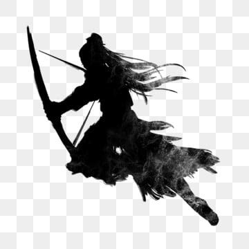 Jin Silhouette PNG Free, Jin Yong Martial Arts Theme Of The Ancient Silhouette Commercial ...