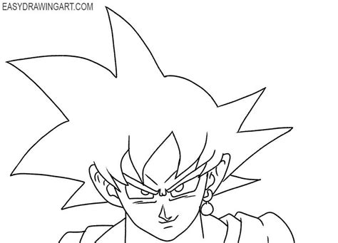 cartoon goku face drawing | Goku face, Goku drawing, Drawings