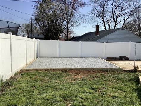 David M Gravel Shed Foundation In York Pa Site Preparations Llc