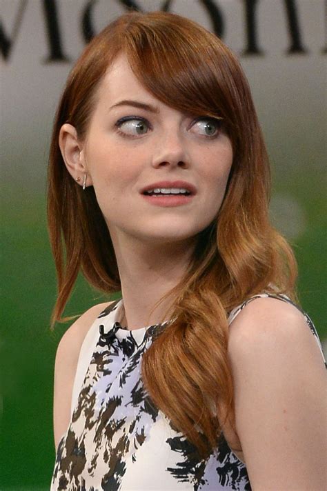 Emma Stone At Good Morning America In New York City July 2014